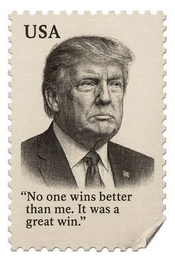 Trump stamp