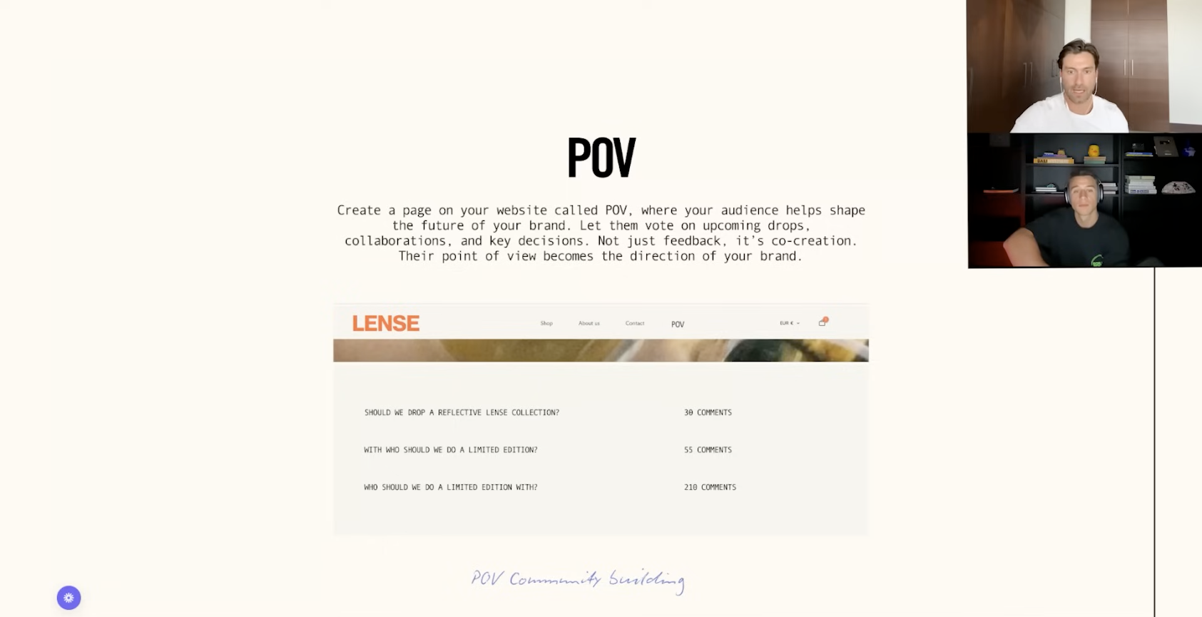 LENSE product and campaign exploration