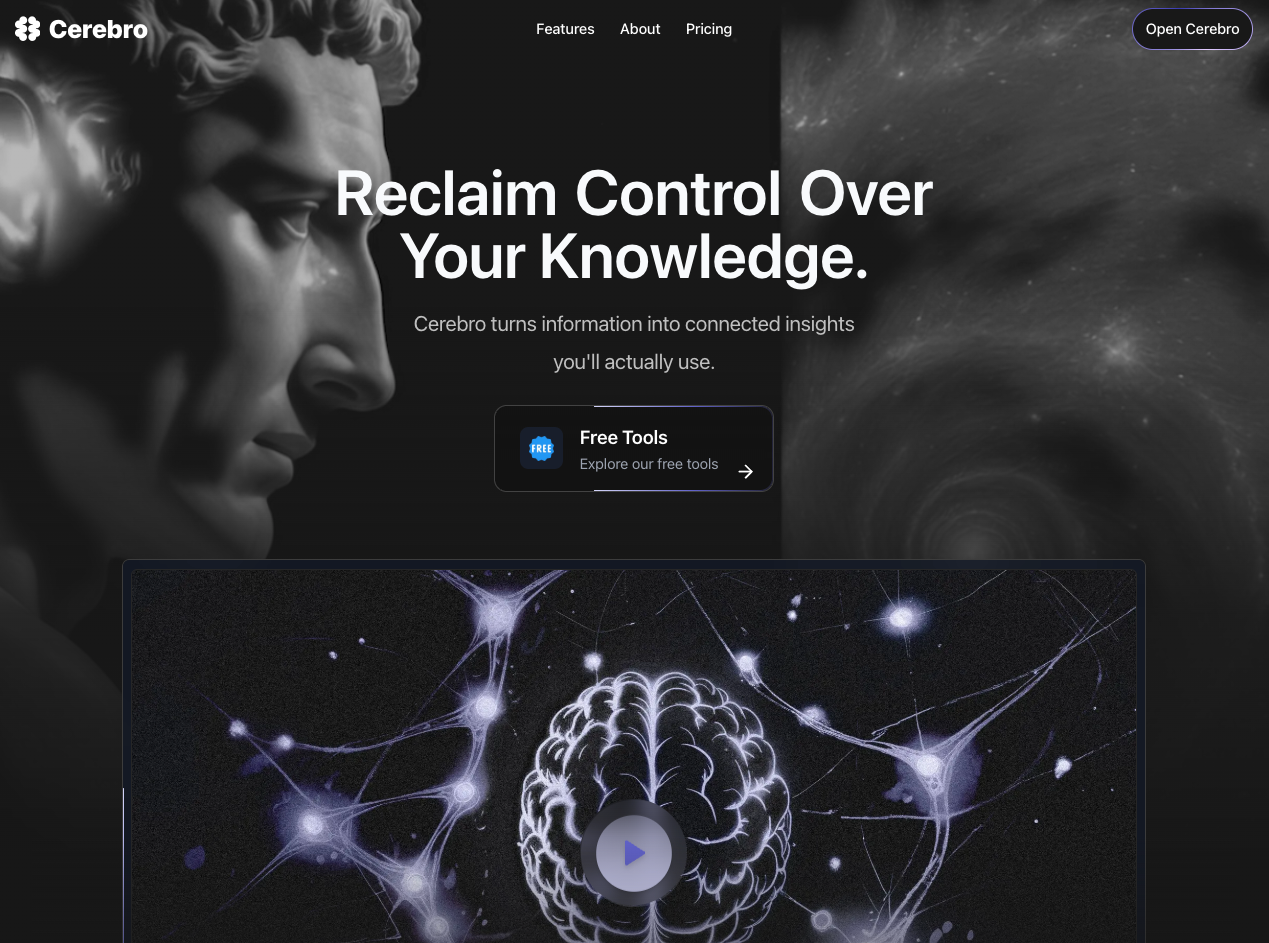 cerebro homepage
